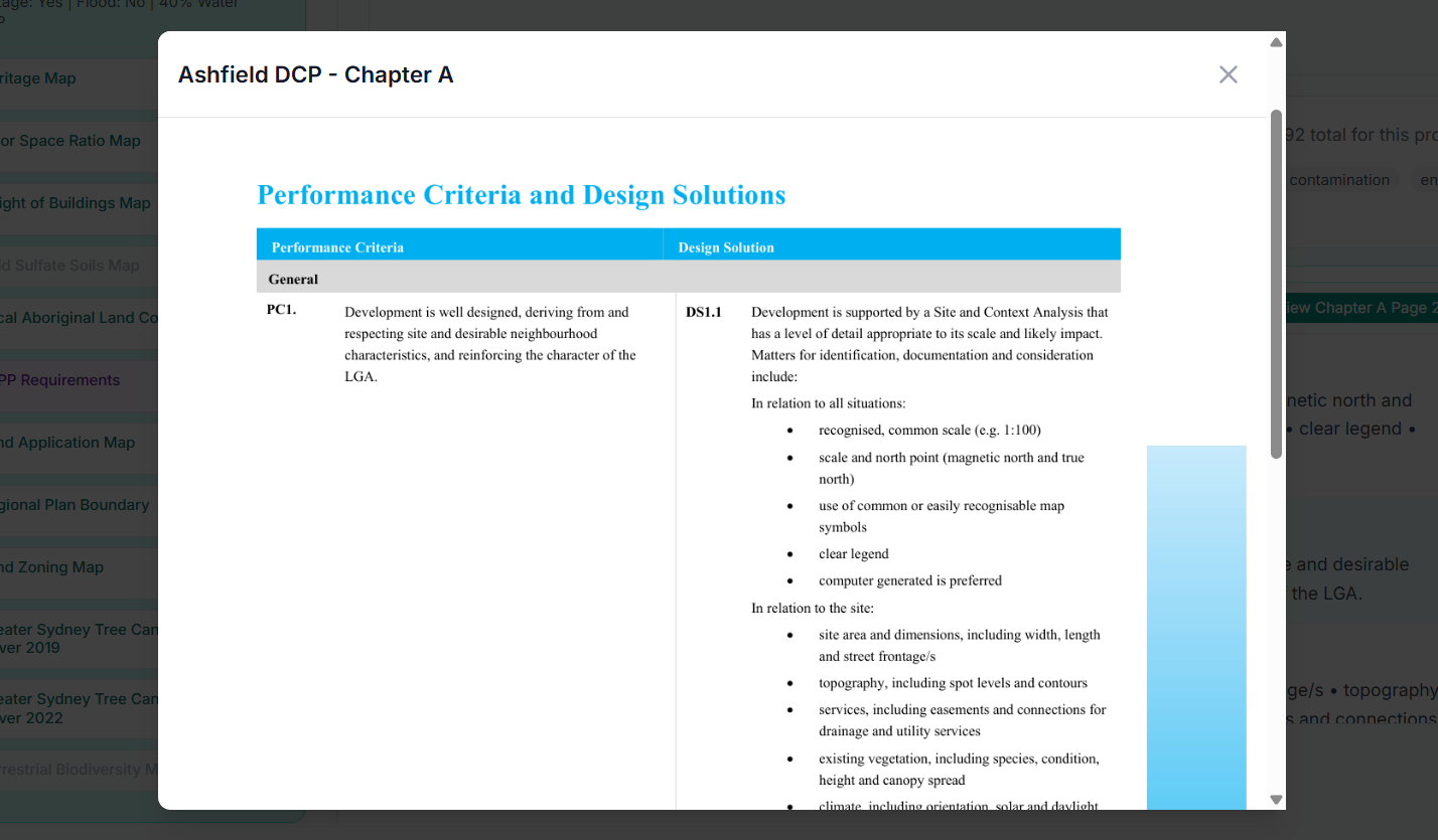 Verify showing original DCP PDF page with highlighted provision